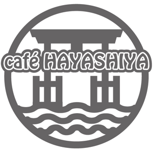 イラスト・ちでまる (tidemaru)さんの日本三景の宮島にある　カフェのロゴへの提案