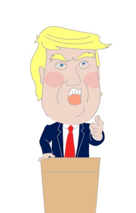 トランプさんのイラストの依頼 外注 イラスト制作の仕事 副業 クラウドソーシング ランサーズ Id