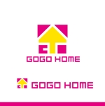 copo (xxheruxx)さんの「GO　GO　HOME」不動産店の看板ロゴ、デザイン作成への提案