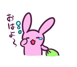 kawamon07さんのゆるくて可愛いうさぎのラインスタンプ作成依頼への提案