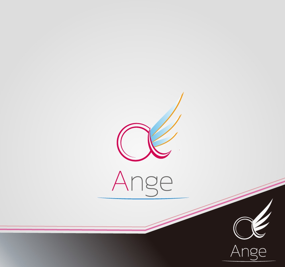 ネットショップサイト「Ange」のロゴ