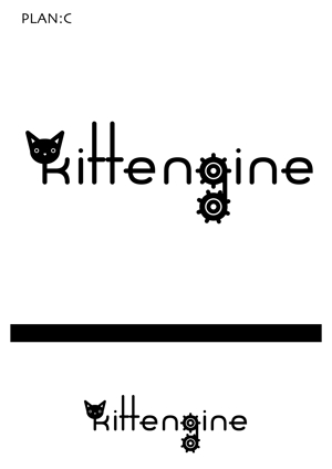 柳　愉遊 (yuyu_yanagi)さんのアプリ開発チーム「kittengine」のロゴ作成への提案