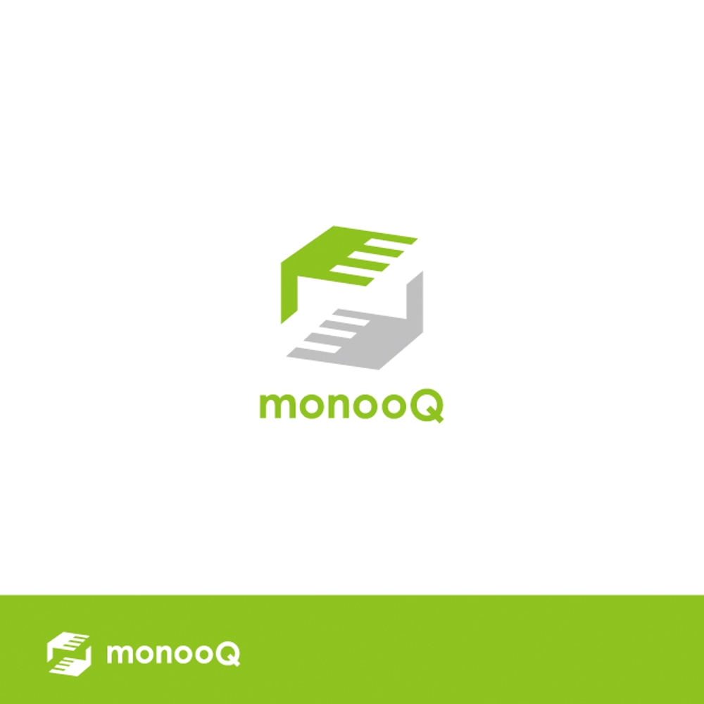 シェアリングエコノミーサービス「monooQ（モノ置く）」のロゴ
