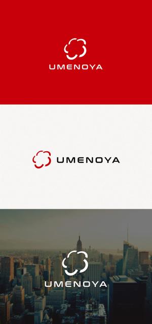 tanaka10 (tanaka10)さんの梅乃屋コーポレーション株式会社の社名ワードロゴとエンブレムロゴのデザインへの提案