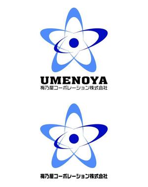 MacMagicianさんの梅乃屋コーポレーション株式会社の社名ワードロゴとエンブレムロゴのデザインへの提案