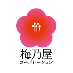 G.creative (Gcreative)さんの梅乃屋コーポレーション株式会社の社名ワードロゴとエンブレムロゴのデザインへの提案