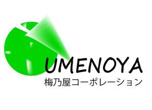 L.As (spencer)さんの梅乃屋コーポレーション株式会社の社名ワードロゴとエンブレムロゴのデザインへの提案
