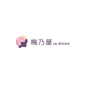 orange_graphic_art ()さんの梅乃屋コーポレーション株式会社の社名ワードロゴとエンブレムロゴのデザインへの提案
