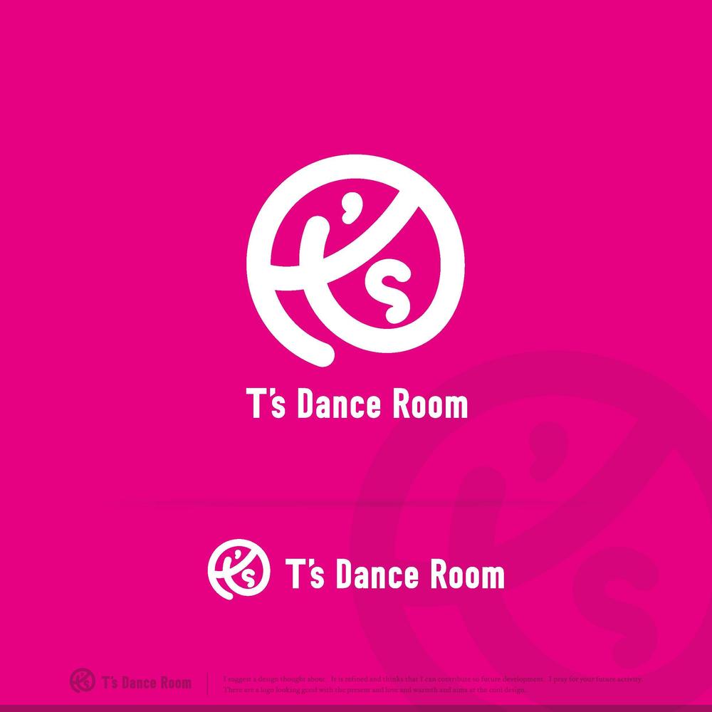 ダンススクール「T’s Dance Room（ティーズ ダンス ルーム）」のロゴマーク