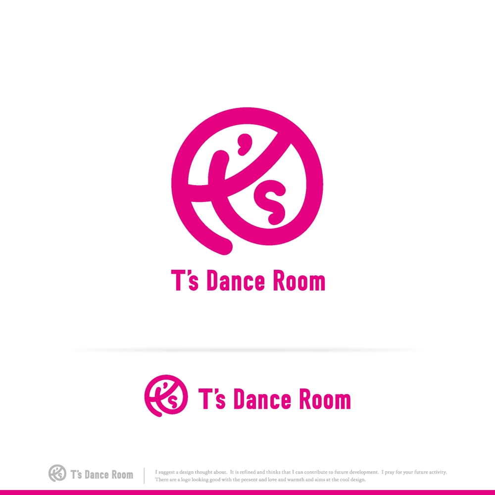ダンススクール「T’s Dance Room（ティーズ ダンス ルーム）」のロゴマーク