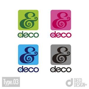 DECO (DECO)さんの新業態「＆deco」ショップロゴの作成への提案