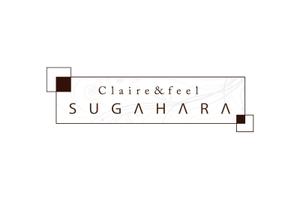青山 (wwkenww)さんの美容室リニューアル後、新たに名称変更「Claire&feel SUGAHARA)のロゴマークを作成への提案