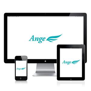藤真圭一 (total-eclipse)さんのネットショップサイト「Ange」のロゴへの提案