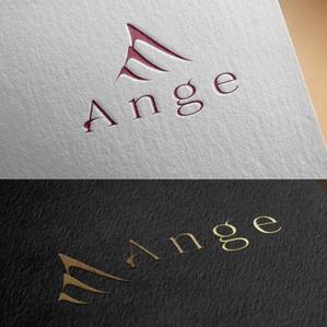 Innocent public tree (nekosu)さんのネットショップサイト「Ange」のロゴへの提案
