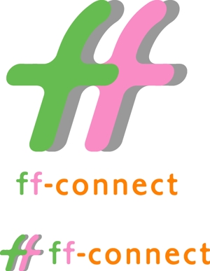 SUN DESIGN (keishi0016)さんの「ff-connect」のロゴ作成への提案