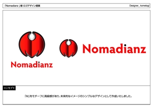 kometogi (kometogi)さんのスポーツブランド「Nomadianz 」のロゴ作成への提案