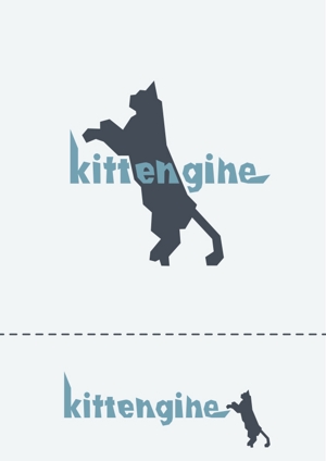 nao (naomz)さんのアプリ開発チーム「kittengine」のロゴ作成への提案