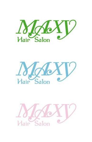 さんの美容室「MAXY」のロゴ作成への提案
