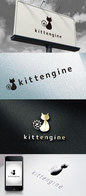 k_31 (katsu31)さんのアプリ開発チーム「kittengine」のロゴ作成への提案