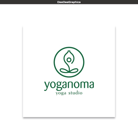 DeeDeeGraphics (DeeDeeGraphics)さんのヨガスタジオ『yoganoma』のロゴへの提案