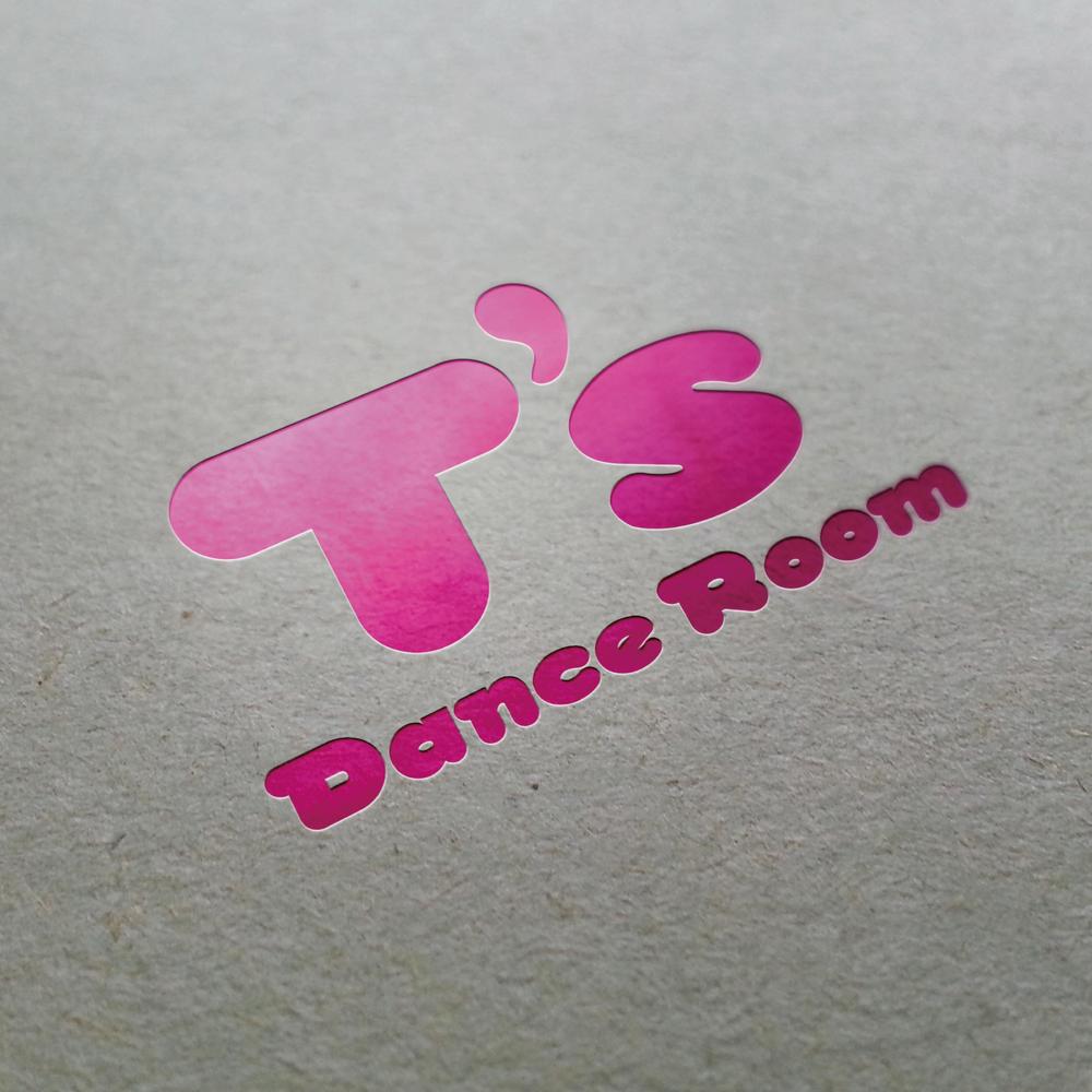 ダンススクール「T’s Dance Room（ティーズ ダンス ルーム）」のロゴマーク