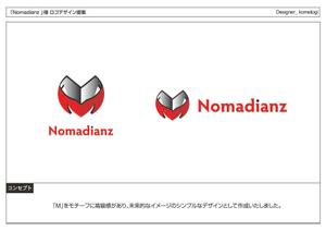 kometogi (kometogi)さんのスポーツブランド「Nomadianz 」のロゴ作成への提案