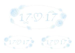 くみん (kumin0111)さんの結婚式の日付をアレンジしたロゴへの提案