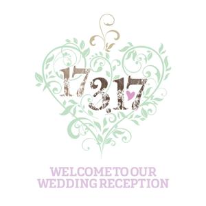 TOSHIHIKO (gate104)さんの結婚式の日付をアレンジしたロゴへの提案