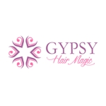 佐藤ルシアーノ (Evellus)さんのエクステンション専門店　「gypsy hair magic」　のロゴへの提案