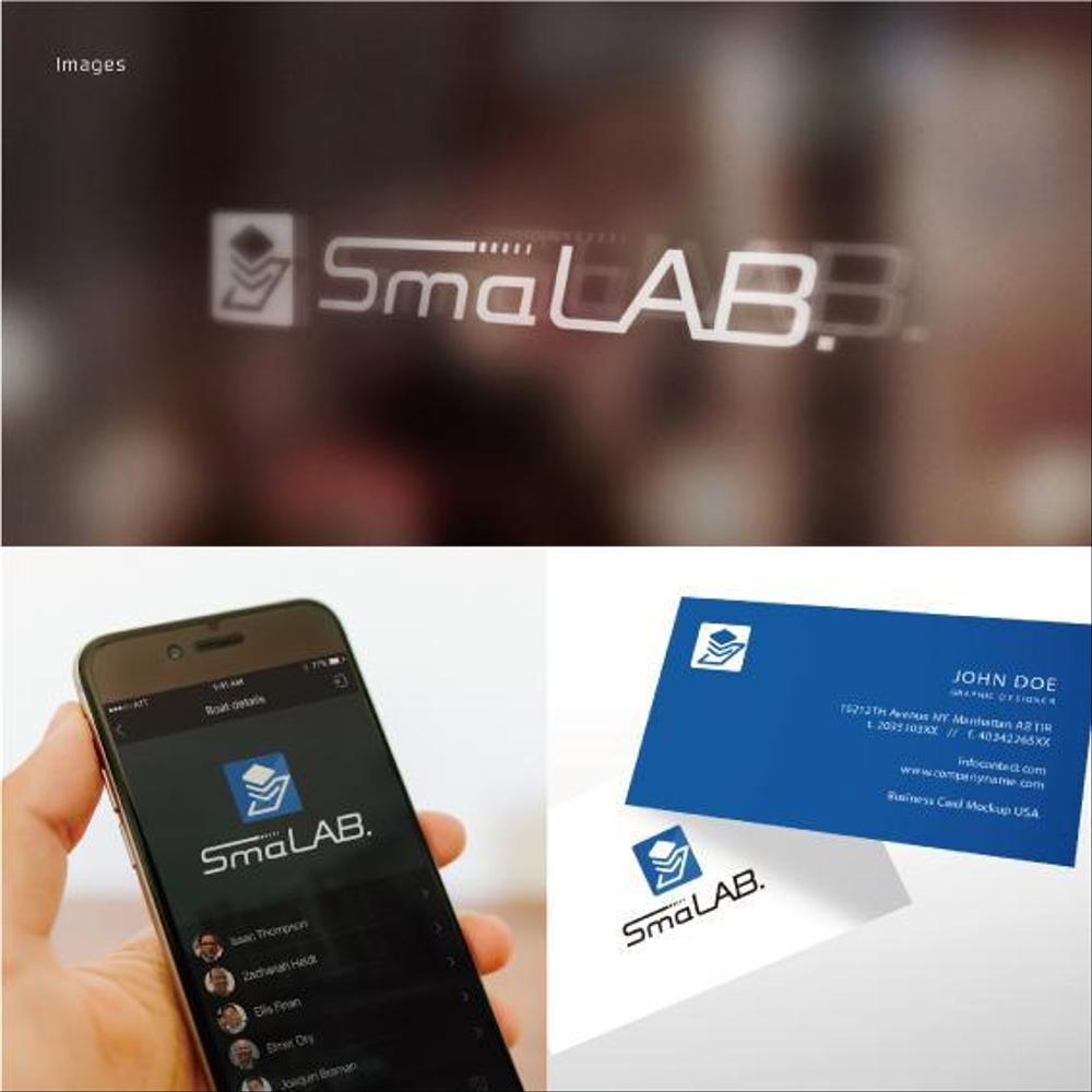 Webアプリケーション「SmaLAB.」のロゴタイプ
