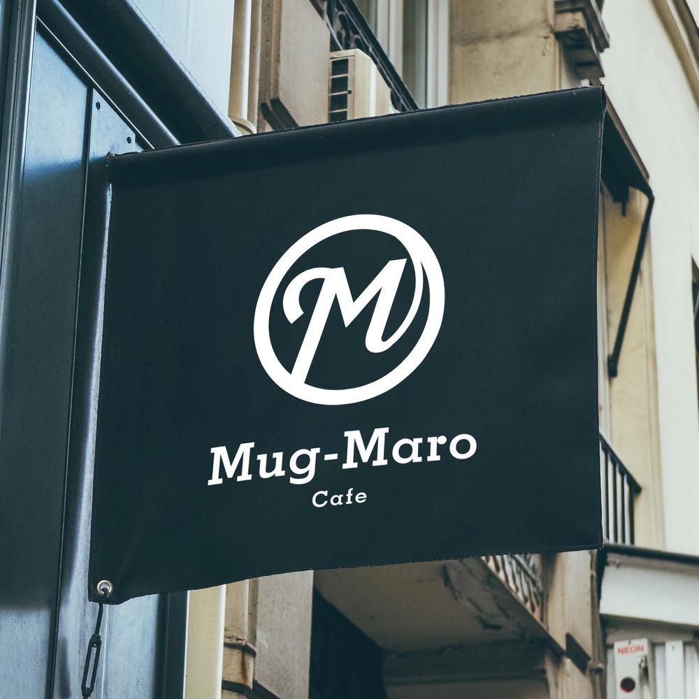 新規オープンのカフェ「Mug-Maro」のロゴ