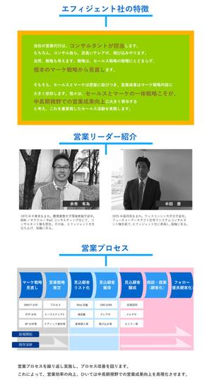 OO2OO ()さんの【デザインのみ】「営業代行サービス」のランディングページへの提案