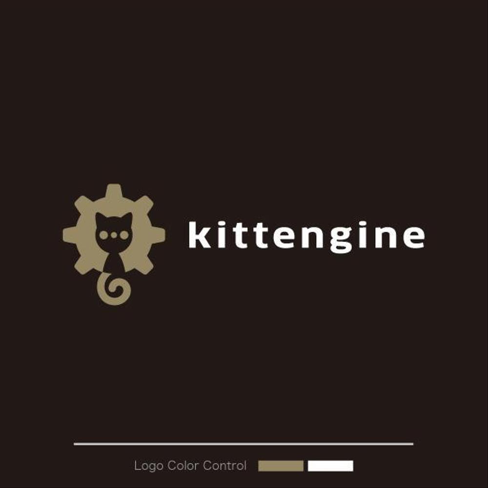 アプリ開発チーム「kittengine」のロゴ作成