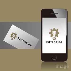 ＊ sa_akutsu ＊ (sa_akutsu)さんのアプリ開発チーム「kittengine」のロゴ作成への提案