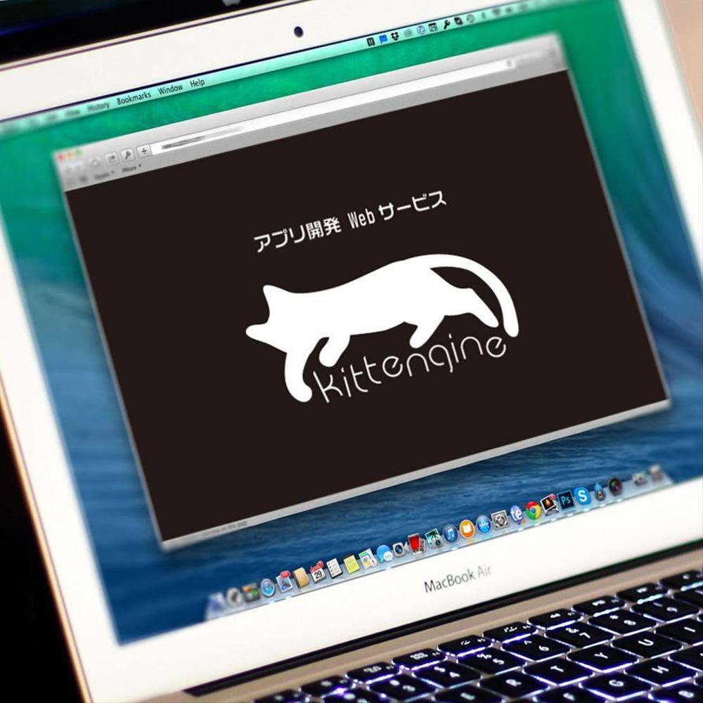 アプリ開発チーム「kittengine」のロゴ作成