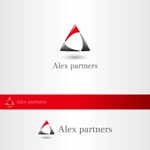 昂倭デザイン (takakazu_seki)さんの株式会社Alex partners（アレックスパートナーズ）　の　ロゴへの提案