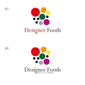 さんの「デザイナーフーズ　Designer Foods」のロゴ作成への提案