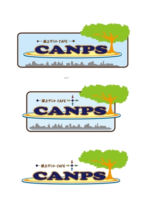 MIND SCAPE DESIGN (t-youha)さんの新業態「CAMPS」ショップロゴの作成への提案