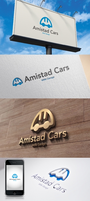 k_31 (katsu31)さんの車販売、買取り MINI Garage Amistad Cars のロゴへの提案