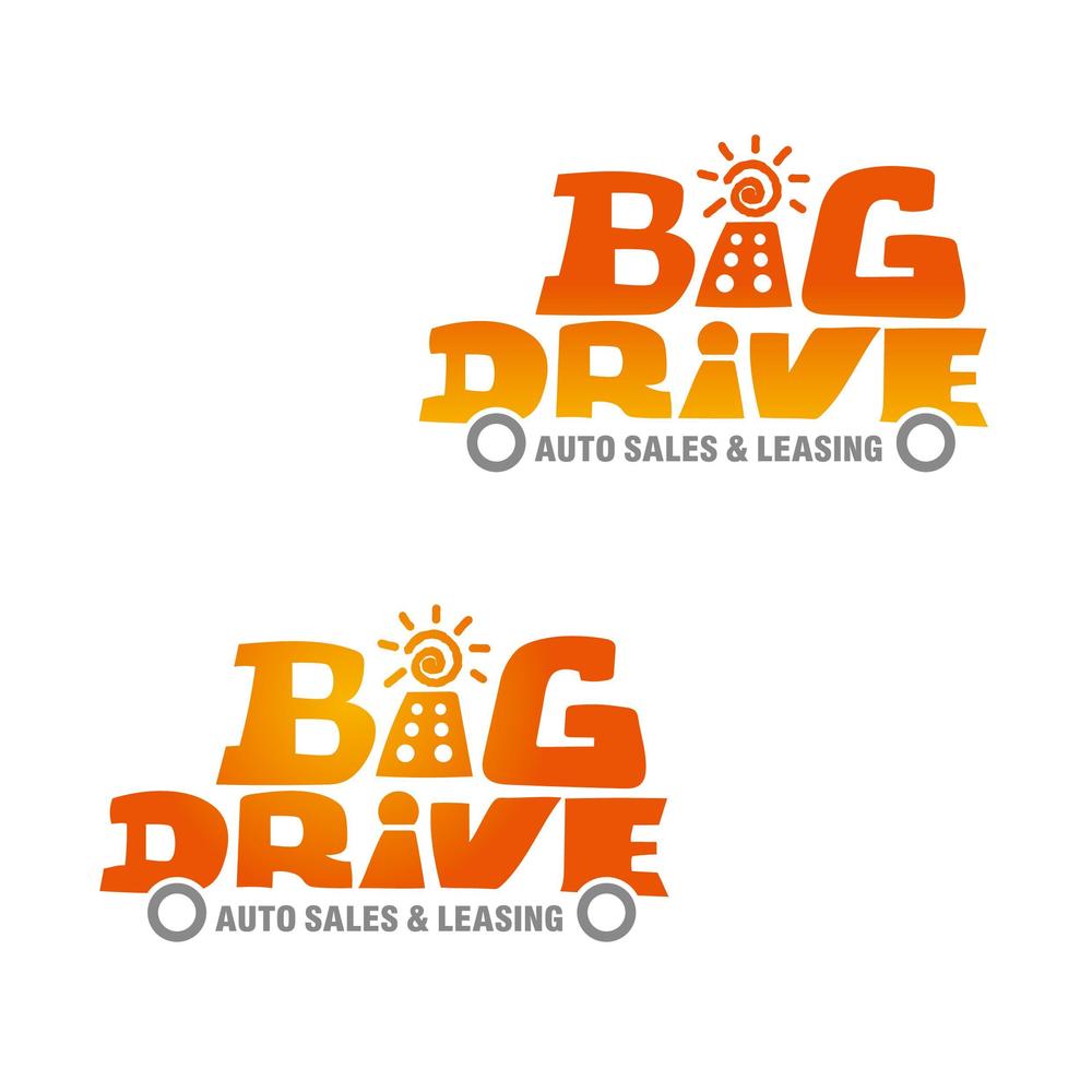 ミニバン専門店「BIG DRIVE AUTO SALES & LEASING」のロゴ