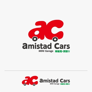 artwork (artworkbox)さんの車販売、買取り MINI Garage Amistad Cars のロゴへの提案