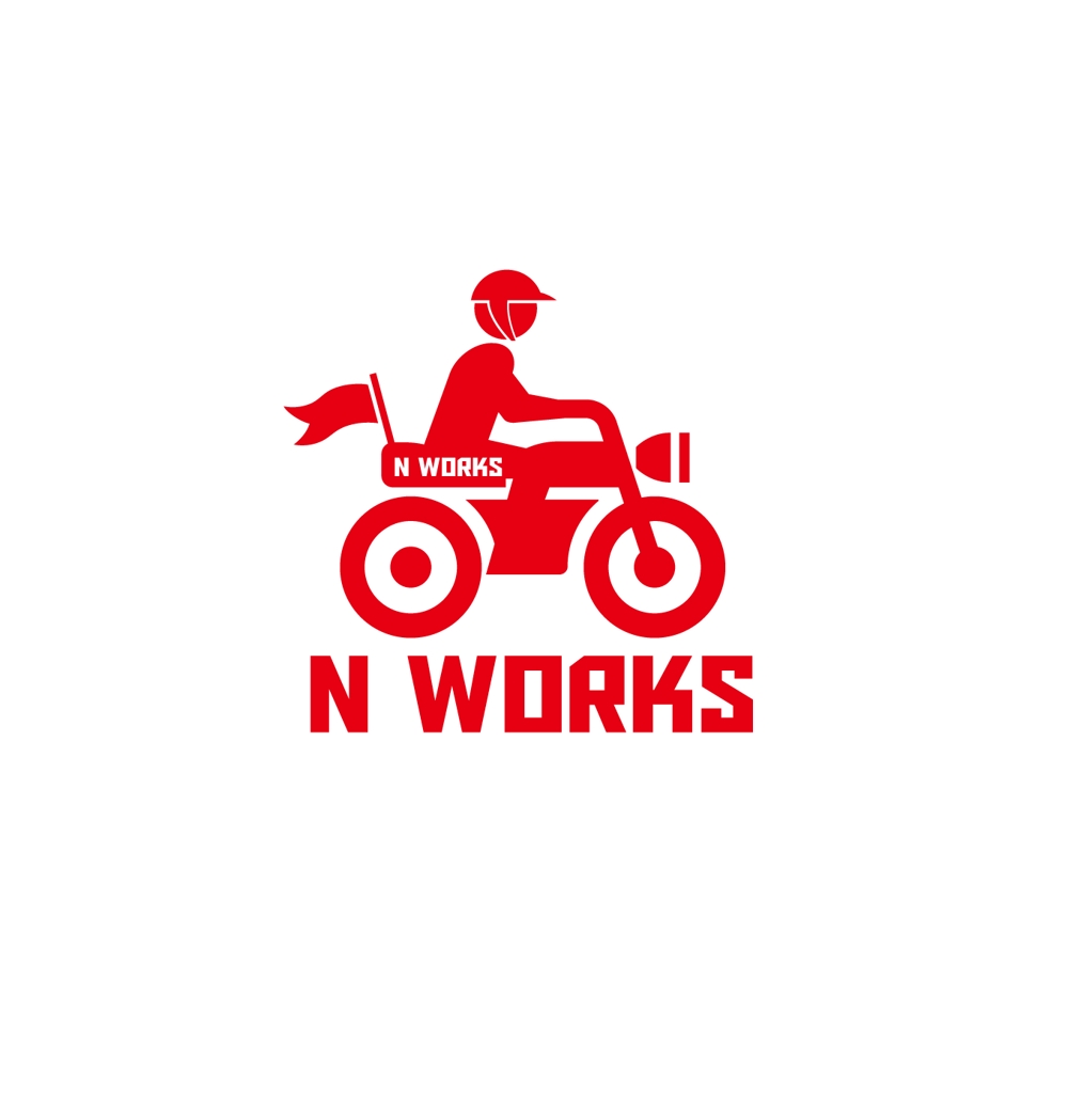 バイクショップ「エヌ・ワークス」のロゴ