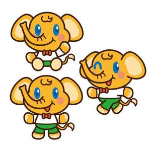 chibiyomo (chibiyomo)さんのゾウのキャラクターデザインへの提案