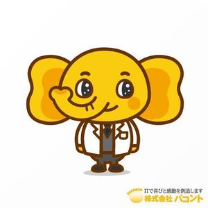 Jelly (Jelly)さんのゾウのキャラクターデザインへの提案
