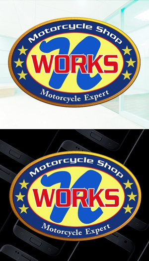 ark-media (ark-media)さんのバイクショップ「エヌ・ワークス」のロゴへの提案