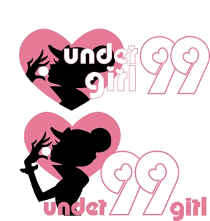 スタジオ　天下布夢 ()さんのゴルフアパレルブランド「under 99 gｉｒｌ」のワンポイントロゴ制作への提案