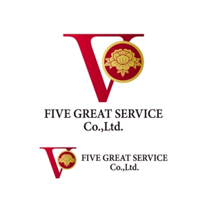 ＊ sa_akutsu ＊ (sa_akutsu)さんの「FIVE GREAT SERVICE CO.,LTD 」のロゴ作成への提案