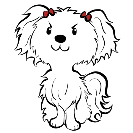Chata 0213さんの事例 実績 提案 犬のゆるいイラストを描ける方 名刺デザイン はじめまして 犬の クラウドソーシング ランサーズ