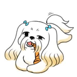 犬のゆるいイラストを描ける方 名刺デザイン の事例 実績 提案一覧 Id イラスト制作の仕事 クラウドソーシング ランサーズ