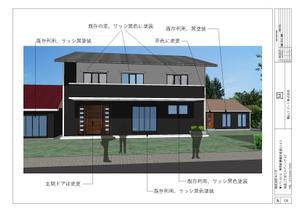 トラ ()さんの南房総の貸別荘(宿泊施設)の外観デザインへの提案